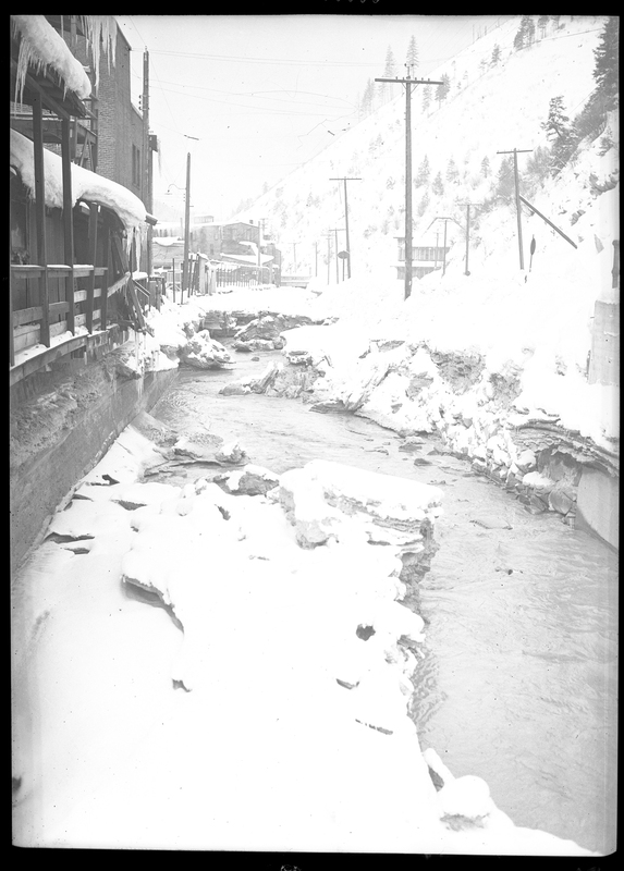 Snowy creek in Wallace, Idaho [04] W. Tabor Photographs