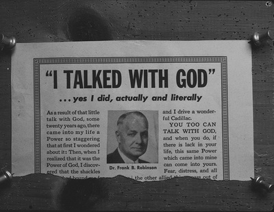 I Talked With God Advertisement