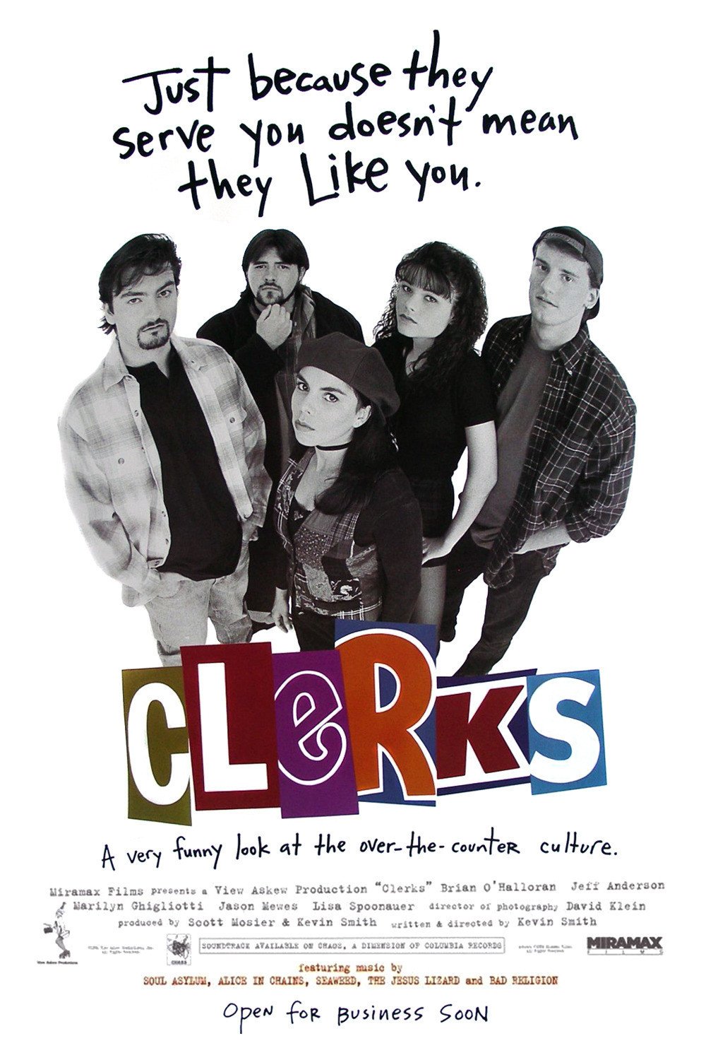 Movie poster for Clerks