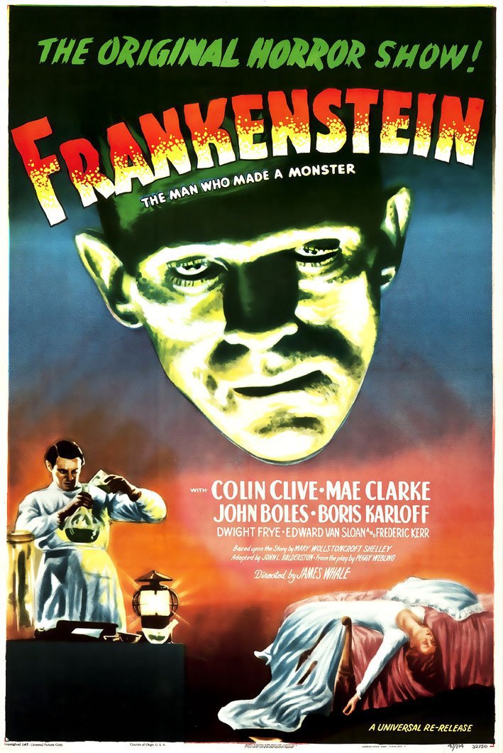 Movie poster for Frankenstein