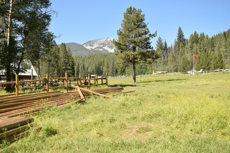 item thumbnail for View of the Big Creek Forest Service Work Station Commissary, looking southwest