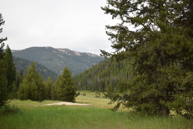 item thumbnail for View of McFadden Mountain from the Big Creek Forest Service Work Station