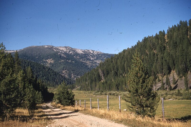 item thumbnail for View of McFadden Mountain from the Big Creek Forest Service Work Station