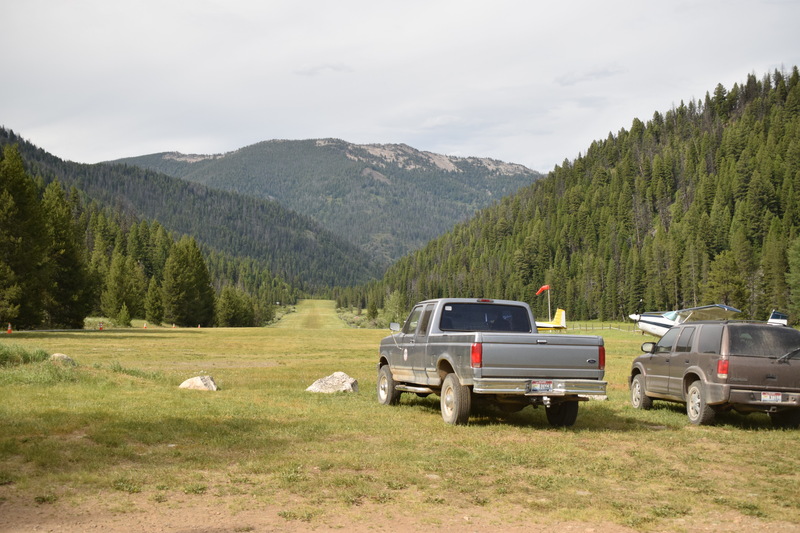 item thumbnail for View of McFadden Mountain from the southern end of the Big Creek airstrip