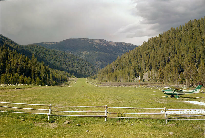 item thumbnail for View of McFadden Mountain from the southern end of the Big Creek airstrip