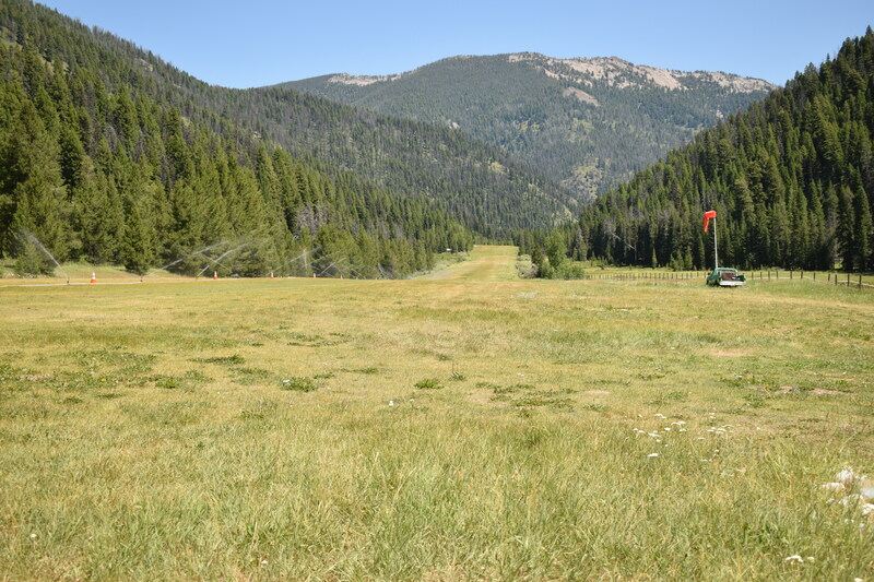 item thumbnail for View of McFadden Mountain from the southern end of the Big Creek airstrip