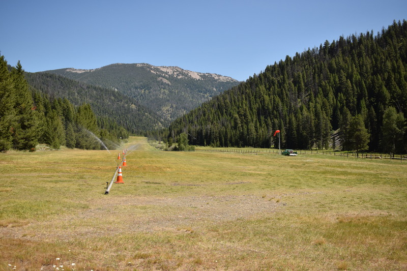 item thumbnail for View of McFadden Mountain from the southern end of the Big Creek airstrip