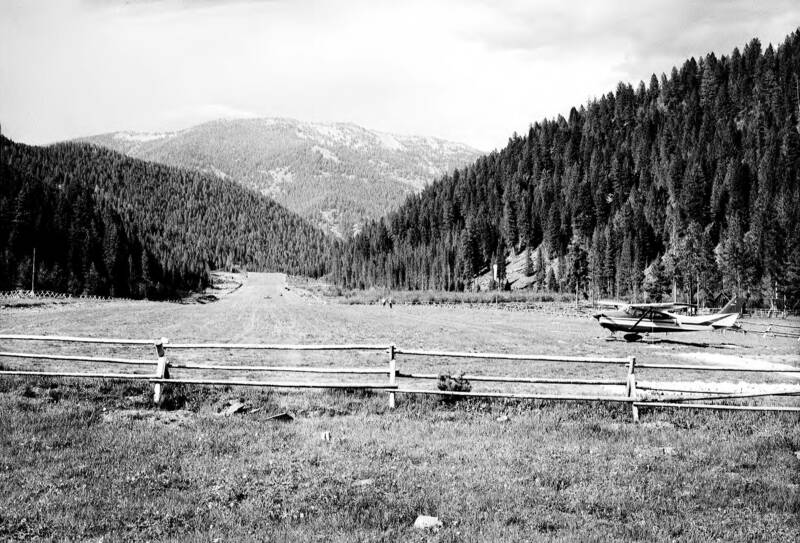 item thumbnail for View of McFadden Mountain from the southern end of the Big Creek airstrip