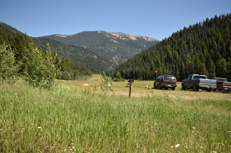 item thumbnail for View of McFadden Mountain from the southern end of the Big Creek airstrip