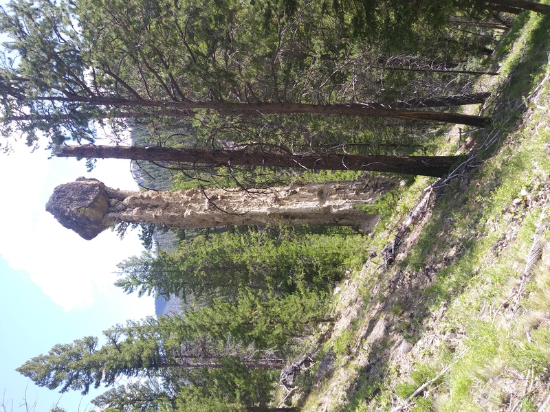 item thumbnail for Naturally-formed Monument on Monumental Creek