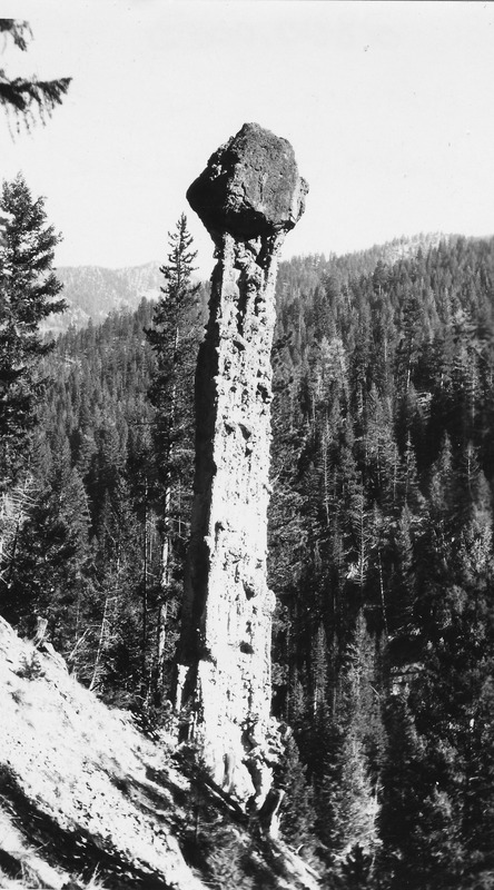 item thumbnail for Naturally-formed Monument on Monumental Creek