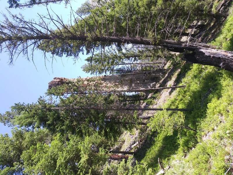 item thumbnail for Naturally-formed Monument on Monumental Creek