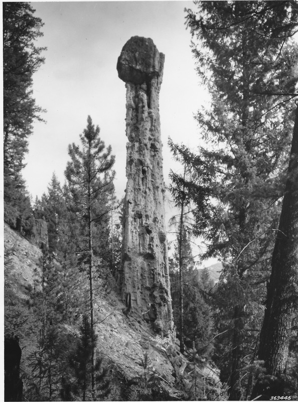 item thumbnail for Naturally-formed Monument on Monumental Creek