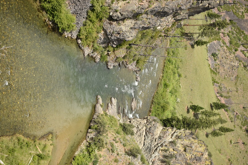 item thumbnail for Looking down on Coxey Hole on Big Creek