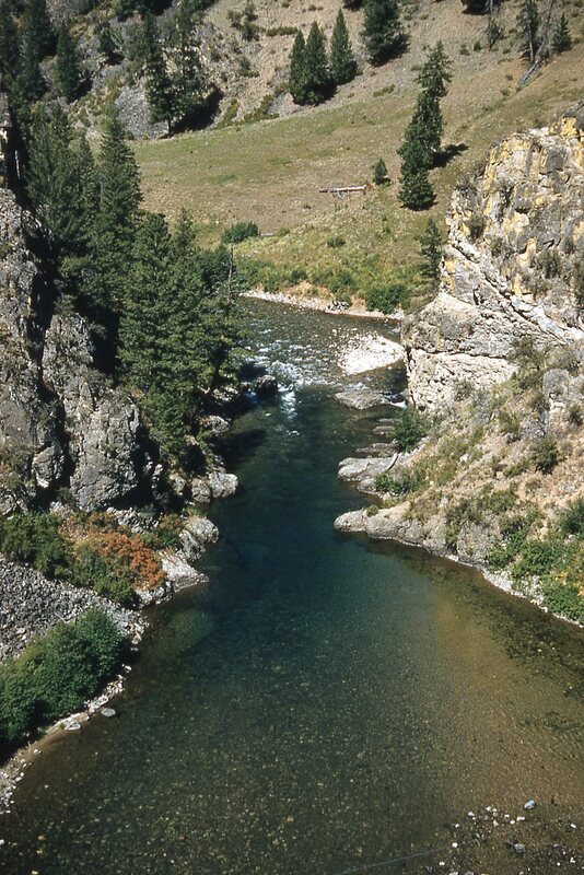 item thumbnail for Looking down on Coxey Hole on Big Creek