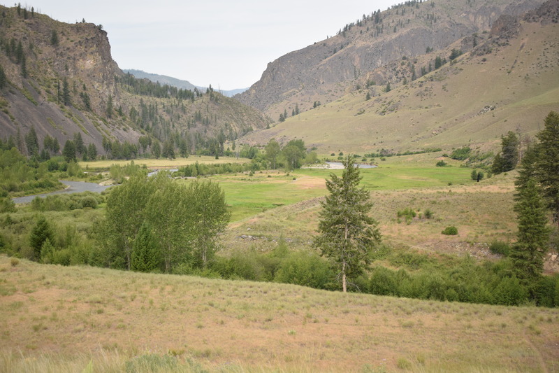 item thumbnail for Looking west at Big Creek and the Cabin Creek meadows