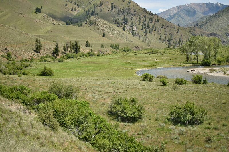 item thumbnail for Looking east at Big Creek and Cabin Creek meadows