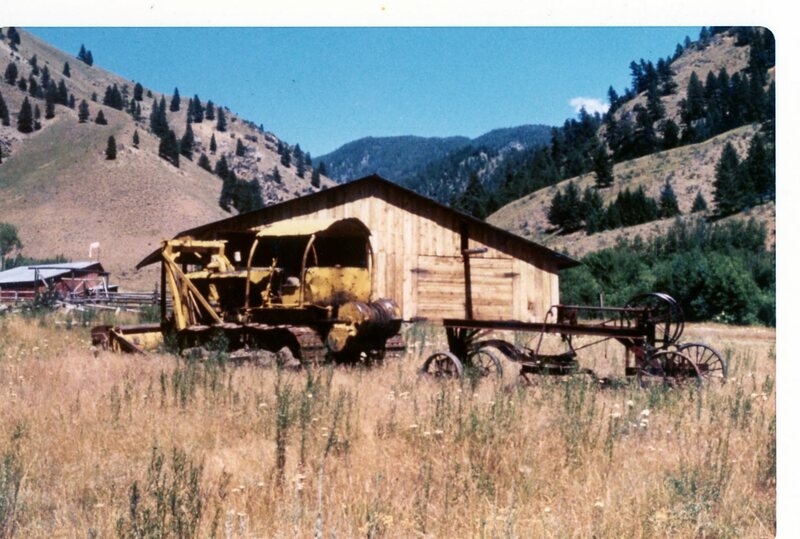 item thumbnail for Bulldozer and grader on Hollenbeak property, Cabin Creek