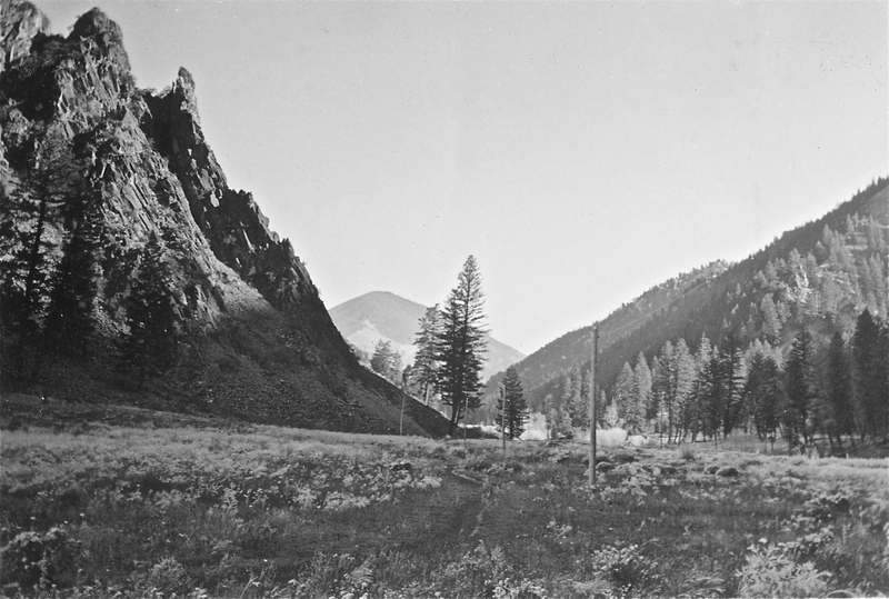 item thumbnail for Horse Mountain from Garden Ranch Flat with telephone poles in view