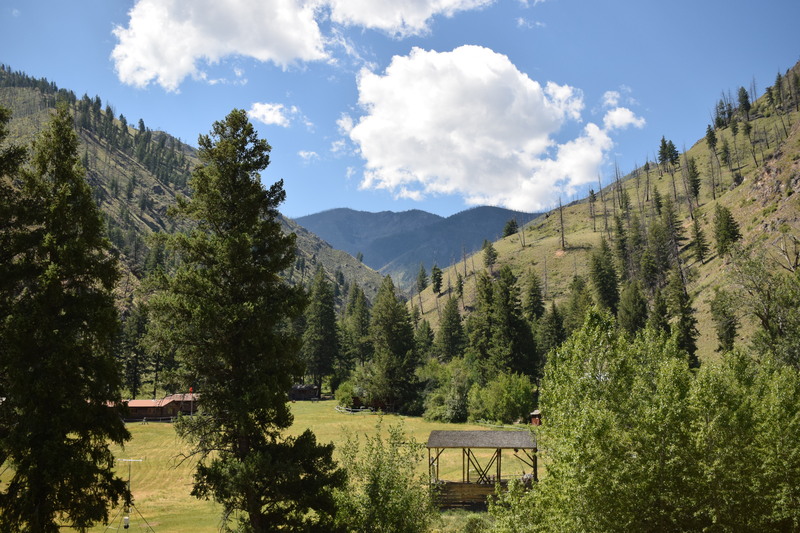 item thumbnail for View of Taylor Wilderness Research Station from the north side of Big Creek