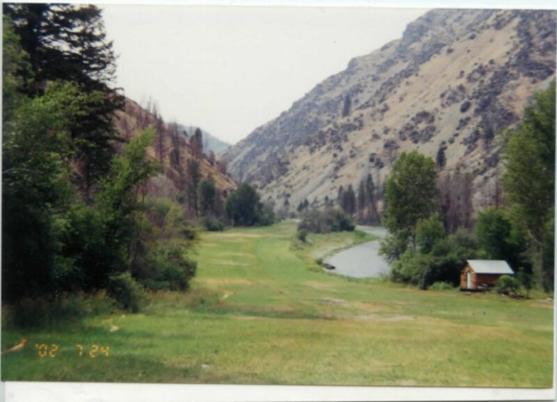 item thumbnail for View of the landing strip at Taylor Wilderness Research Station, with Big Creek on the northern side