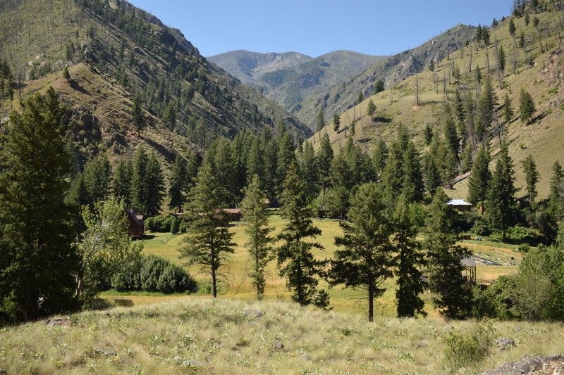 item thumbnail for View of Taylor Wilderness Research Station from the north side of Big Creek