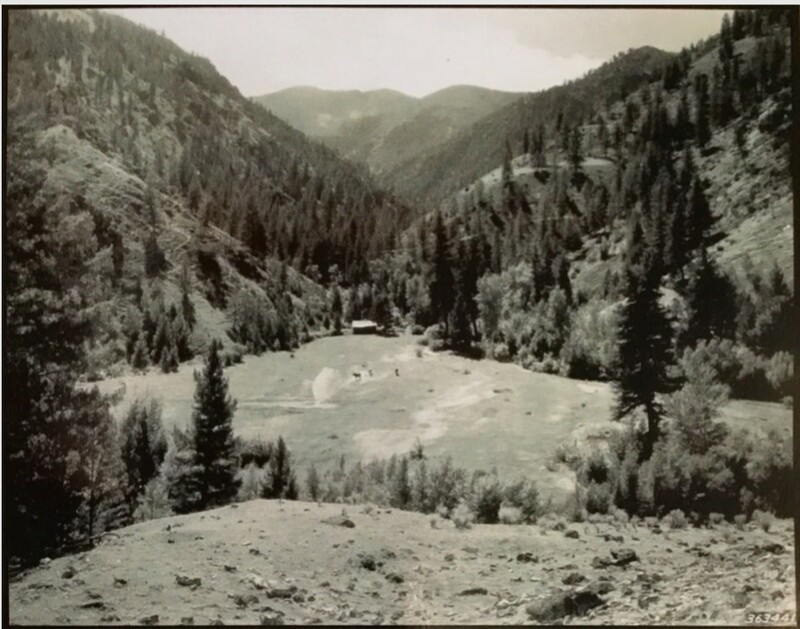 item thumbnail for View of Dave Lewis Ranch from the north side of Big Creek