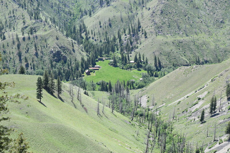 item thumbnail for View of Taylor Wilderness Research Station from the Cliff Creek drainage