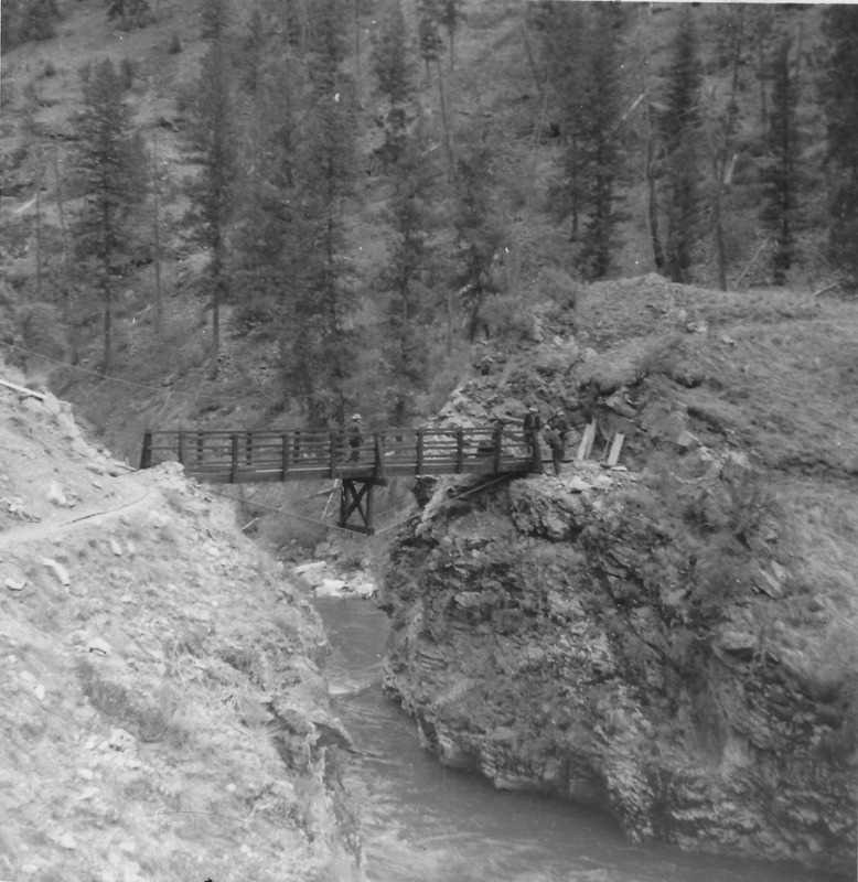 item thumbnail for Bighorn Bridge on lower Big Creek