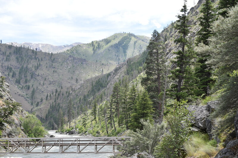 item thumbnail for Pack bridge on the Middle Fork of the Salmon River, at the mouth of Big Creek