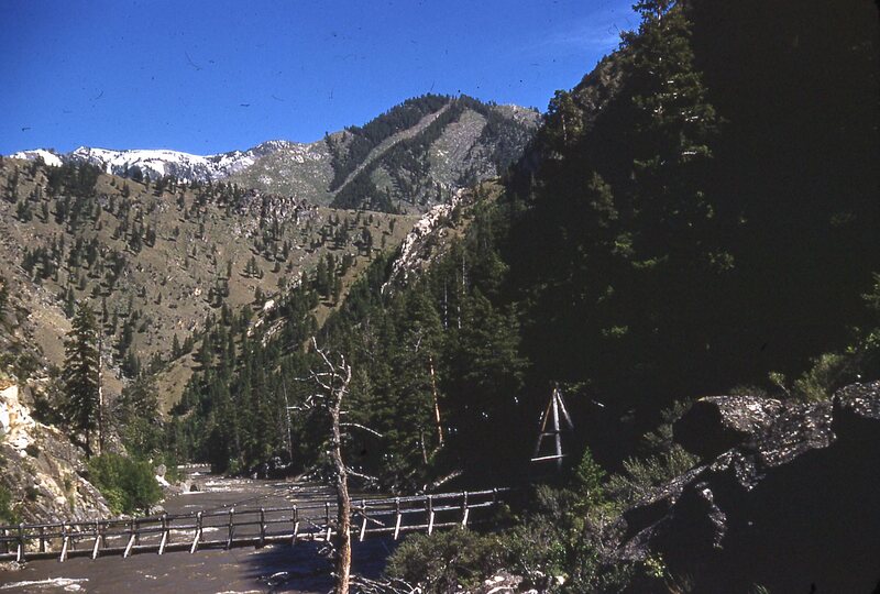 item thumbnail for Pack bridge on the Middle Fork Salmon River, mouth of Big Creek