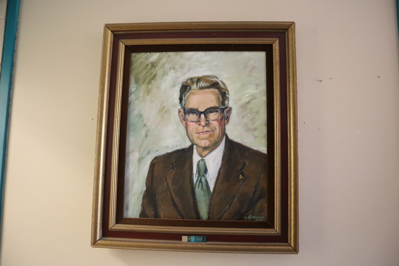 Portrait of Dr. Glenn Holm | Campus Artwork