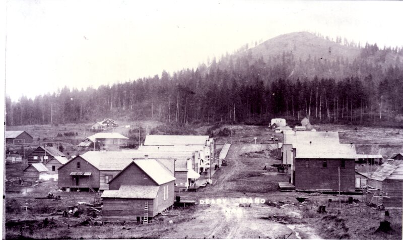 Main Street in Deary | Historic Images of Deary, Idaho