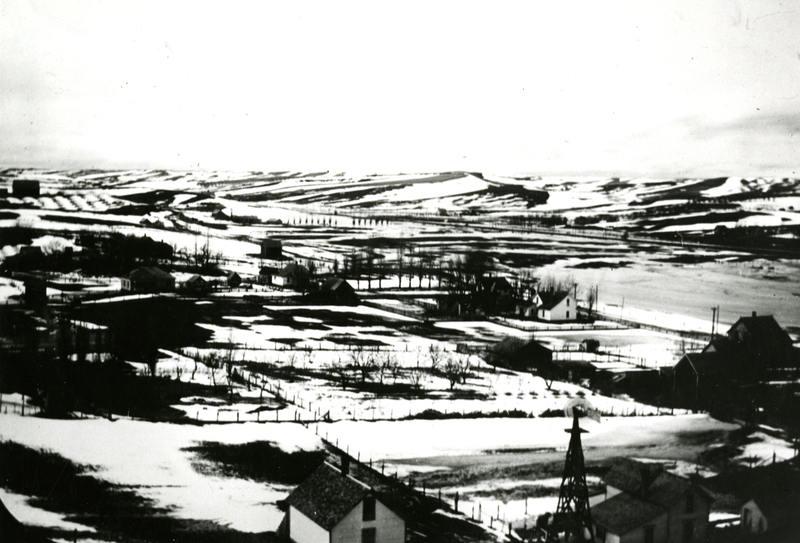 item thumbnail for Panoramic view of Moscow, Idaho looking West