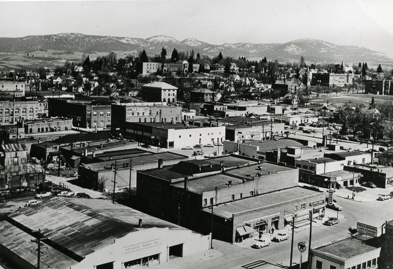 item thumbnail for Aerial view of Moscow, Idaho looking northeast