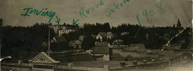 item thumbnail for 1908 view of Moscow, Idaho looking northeast from downtown