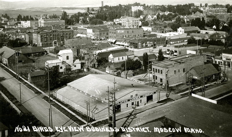 item thumbnail for No. 21 Birds Eye View Business District Moscow, Idaho.