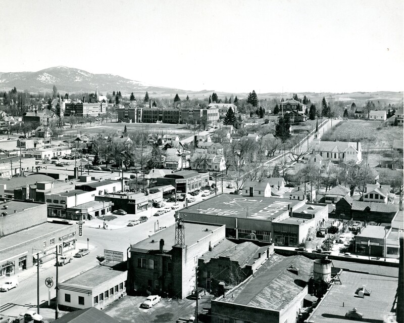 item thumbnail for An aerial view of Msocow in 1957