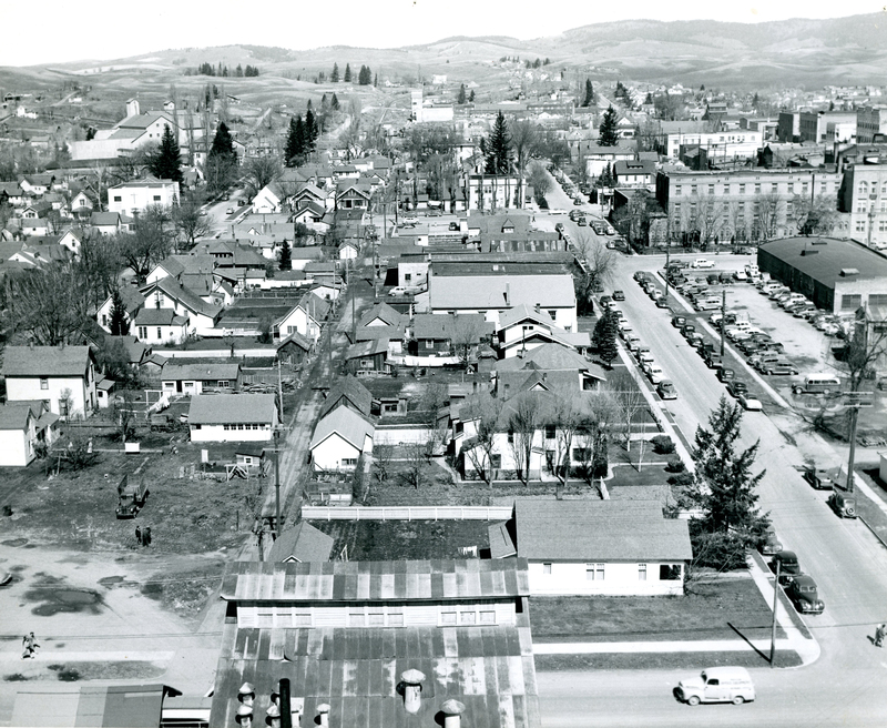 item thumbnail for Moscow, Idaho looking north from 6th and Jackson Streets