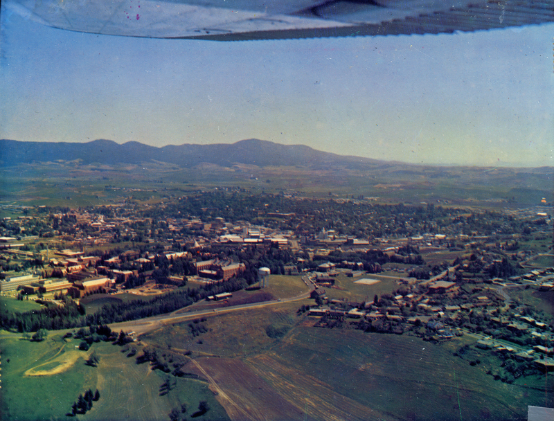 item thumbnail for Aerial view of Moscow, Idaho in color