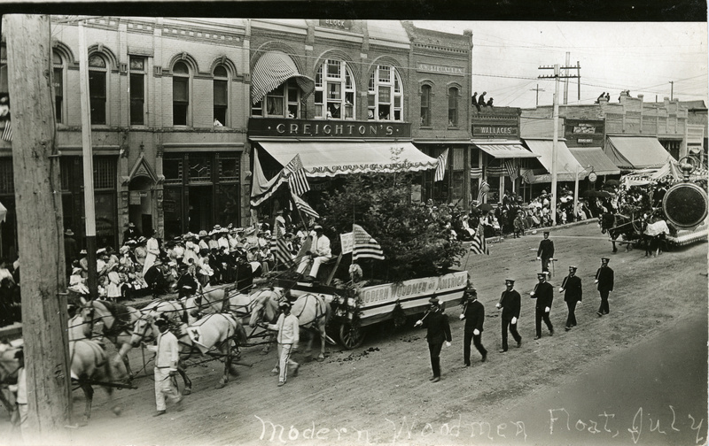 item thumbnail for Modern Woodman's Float on 4th of July Postcard