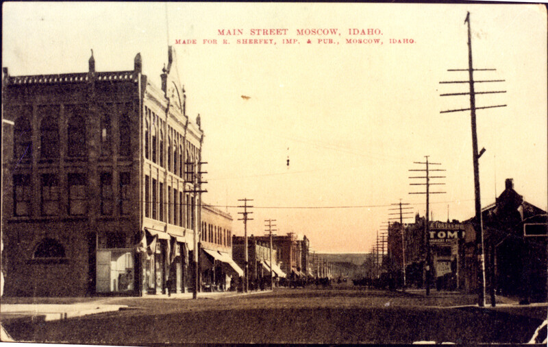 item thumbnail for Tinted Postcard of Main Street