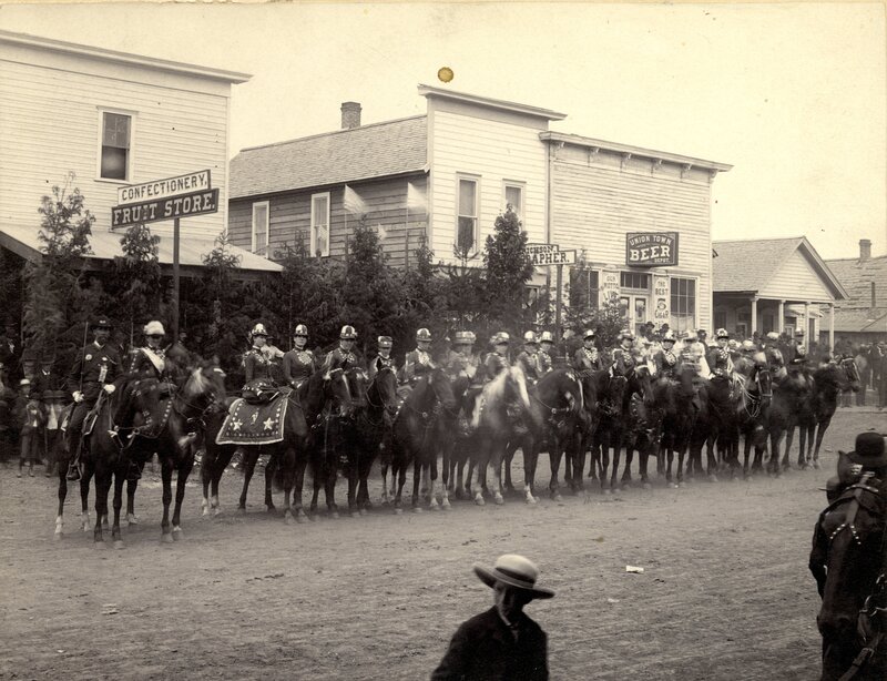 item thumbnail for Women on Horse During Fourth of July Parade