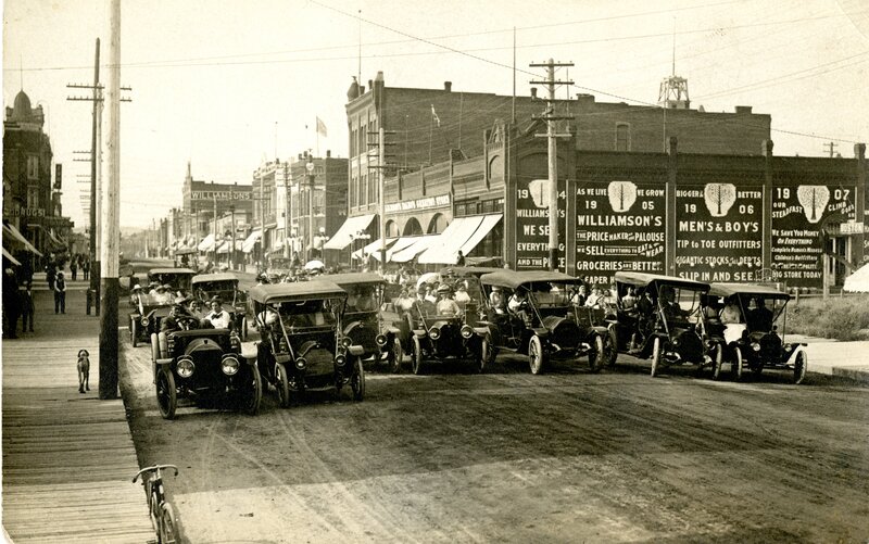 item thumbnail for Auto Tour on Main Street Postcard