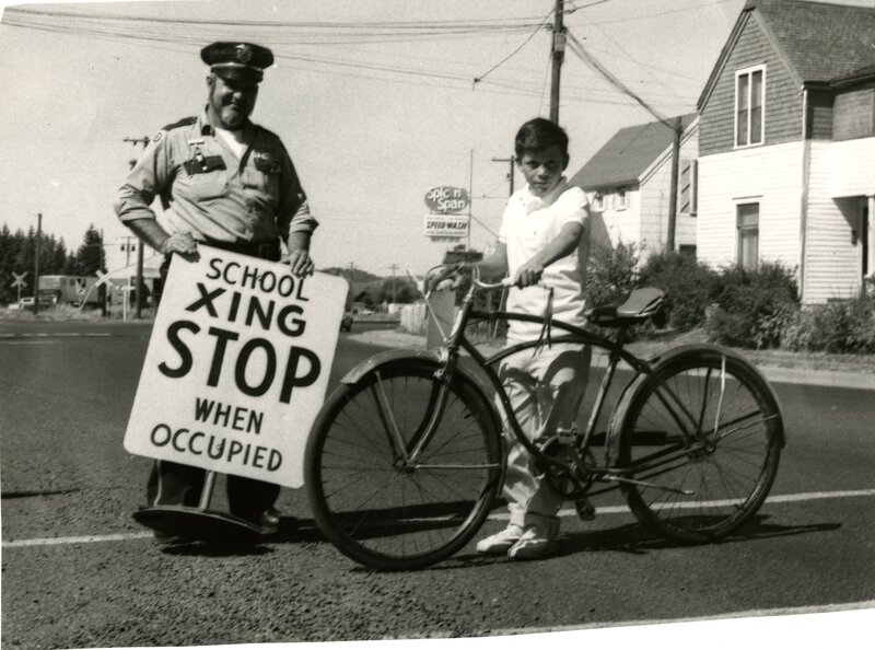 item thumbnail for Police Officer and Child at School Crossing