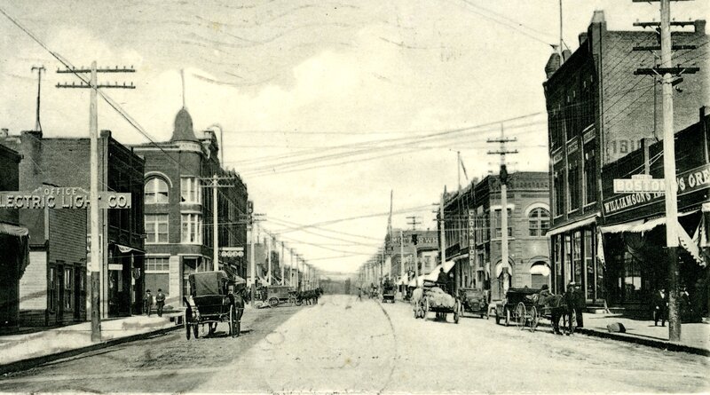 item thumbnail for Postcard of Electric Light Company on Main Street