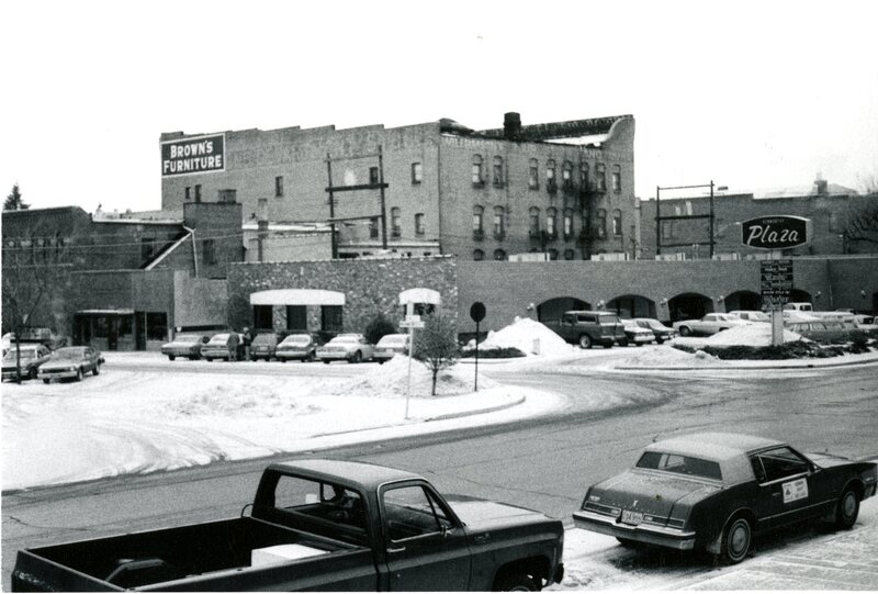 item thumbnail for Backside of McConnell-Maguire building and Kenworthy Plaza