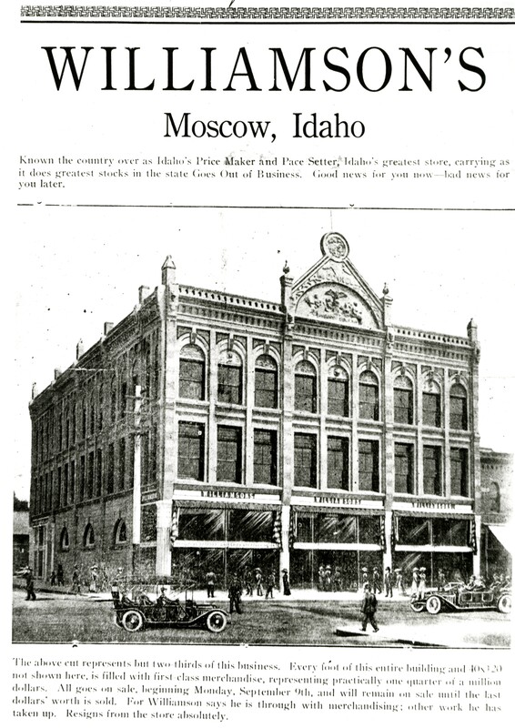 item thumbnail for Williamson's Department Store rendering in advertisement