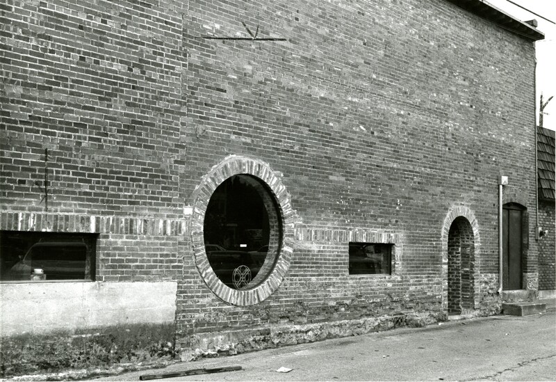 item thumbnail for Brick wall exterior back of Kenworthy Theatre