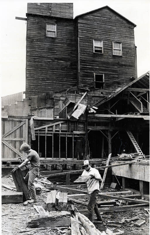 item thumbnail for Demolition of Crites Grain Elevator